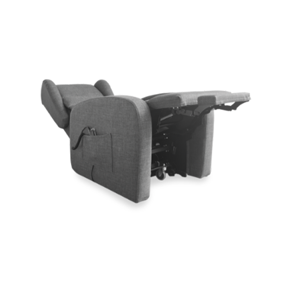 Le poltrone alzapersona reclinabili La Castellana combinano tre meccanismi per garantire comfort personalizzato: alzapersona, relax e letto.