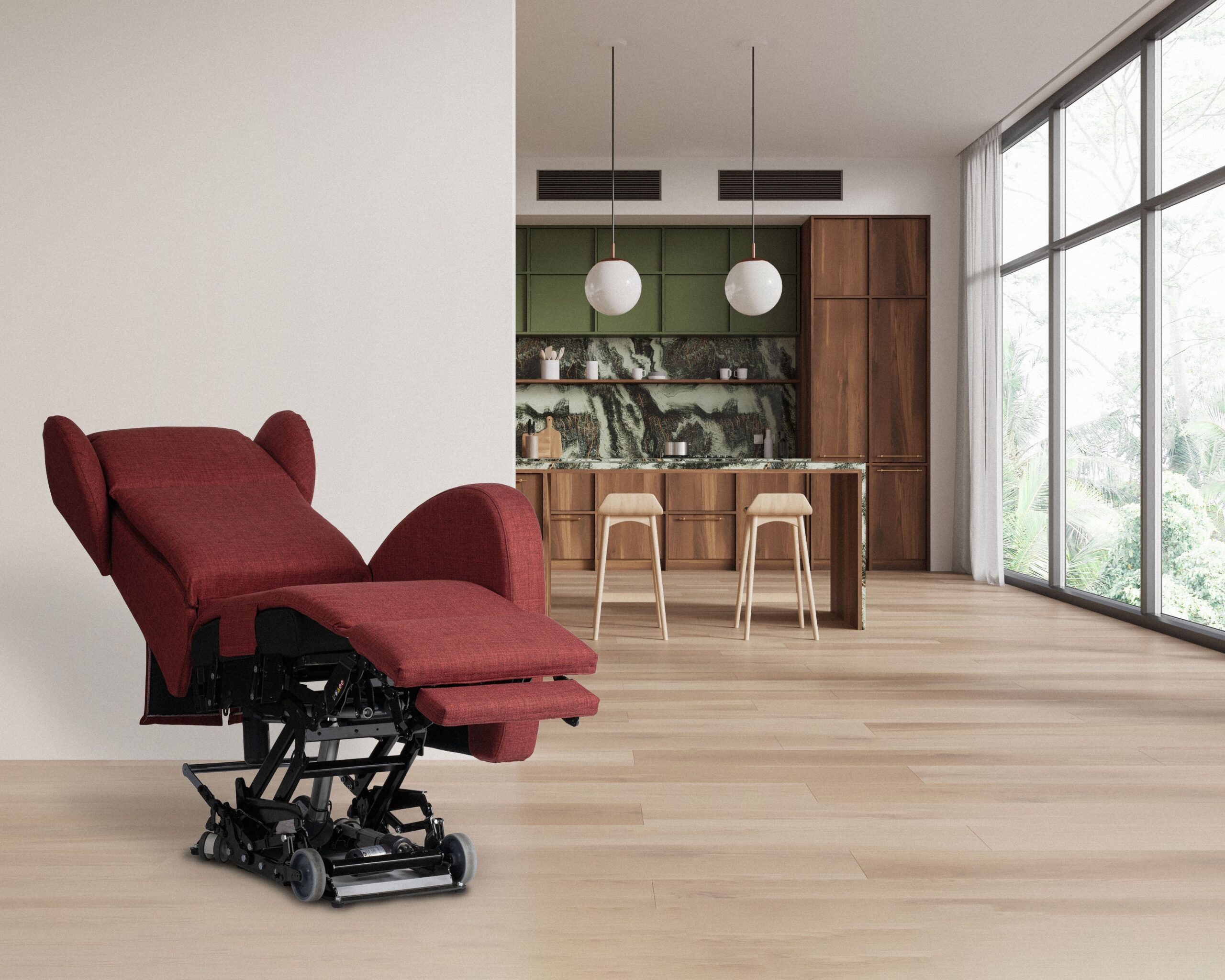 Poltrona ortopedica con seduta ergonomica e sostegno stabile